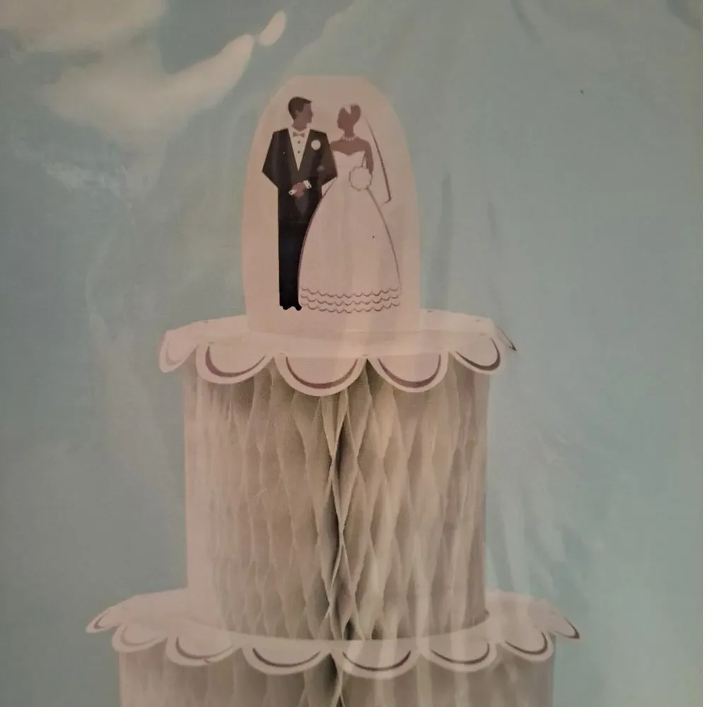 Large Hallmark Party Express Wedding Cake Centerpiece